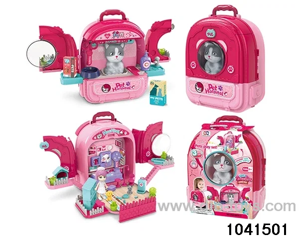 3-in-1 Pet Backpack - Cat in paper card