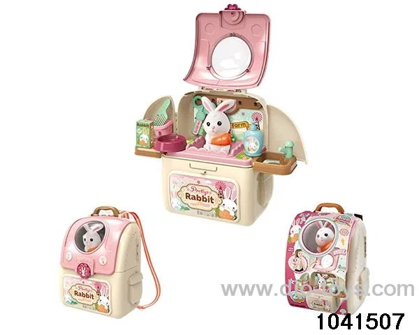 Pet backpack case in paper card