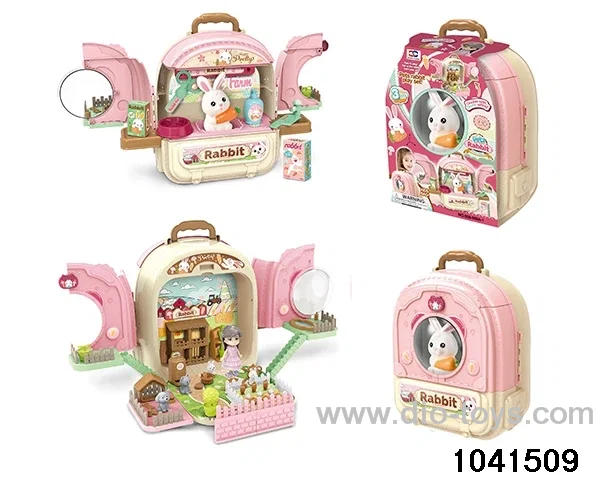 3-in-1 pet backpack in paper card