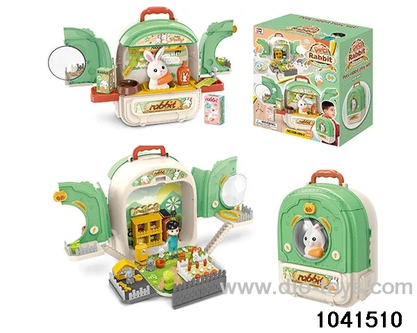 3-in-1 pet backpack in color box