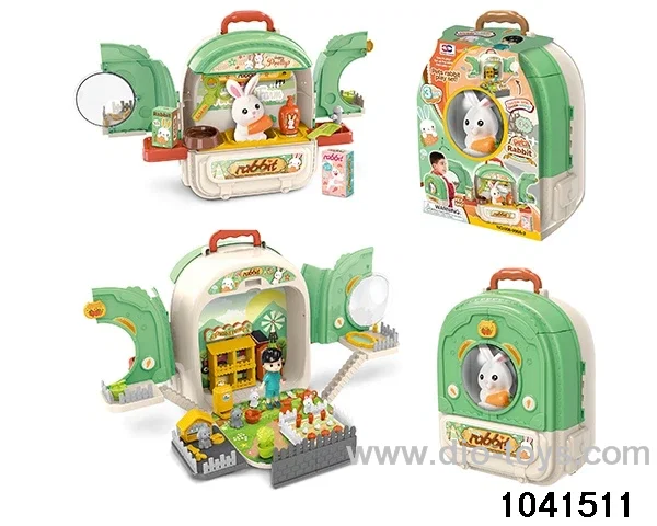 3-in-1 pet backpack in paper card