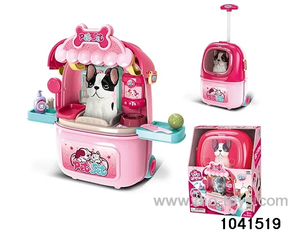 Pet trolley case (female) in display box