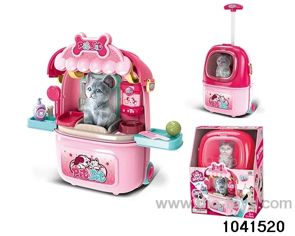 Pet trolley case (female) in display box