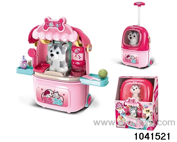 Pet trolley case (female) in display box
