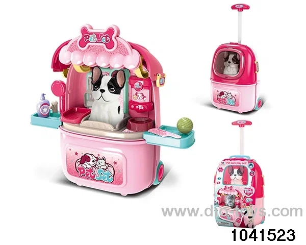 Pet trolley case (female) in paper card