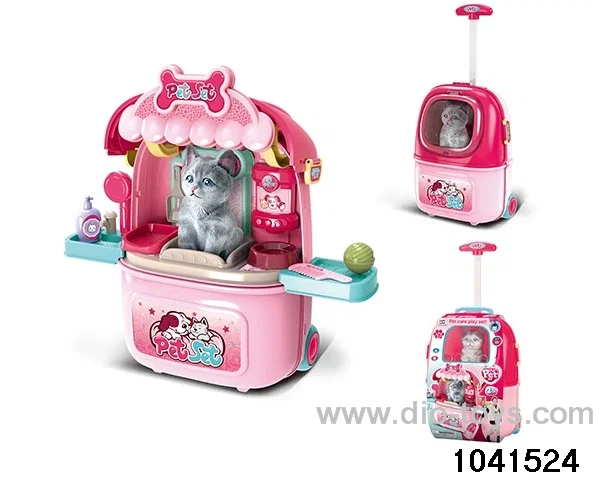 Pet trolley case (female) in paper card