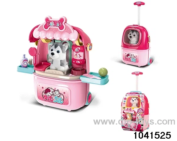 Pet trolley case (female) in paper card