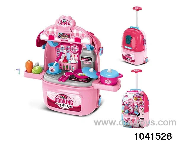 Kitchen utensils trolley box (female) in paper card