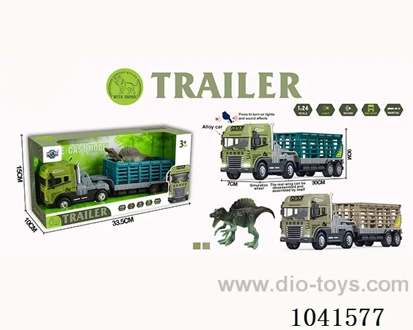 inertia alloy car with animal& light &musis 2color mixed loading include battery
