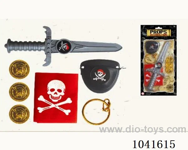Pirate weapon set in blister