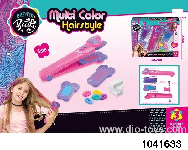 Hair dyeing set in window box