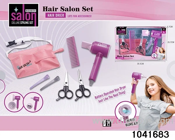 Hairdressing Set in window box