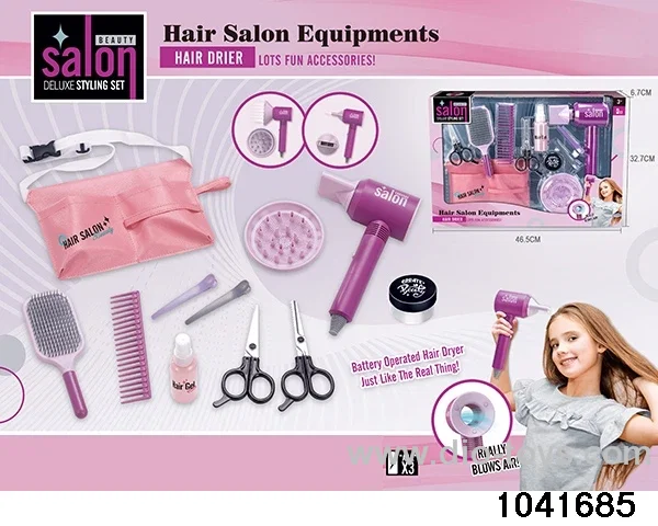 Hairdressing Set in window box