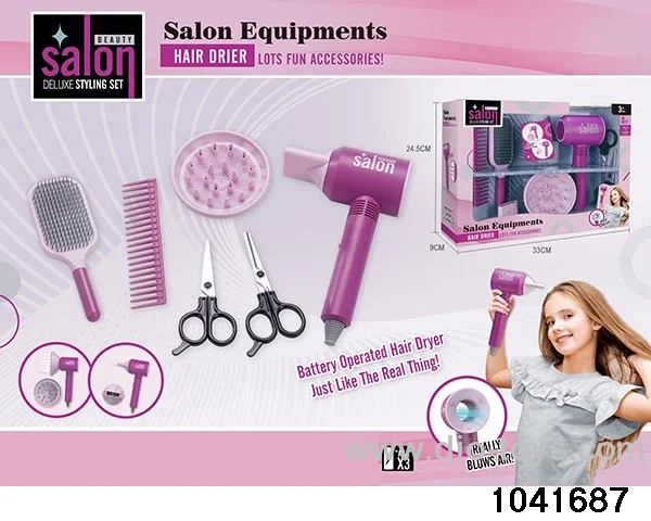 Hairdressing Set in window box