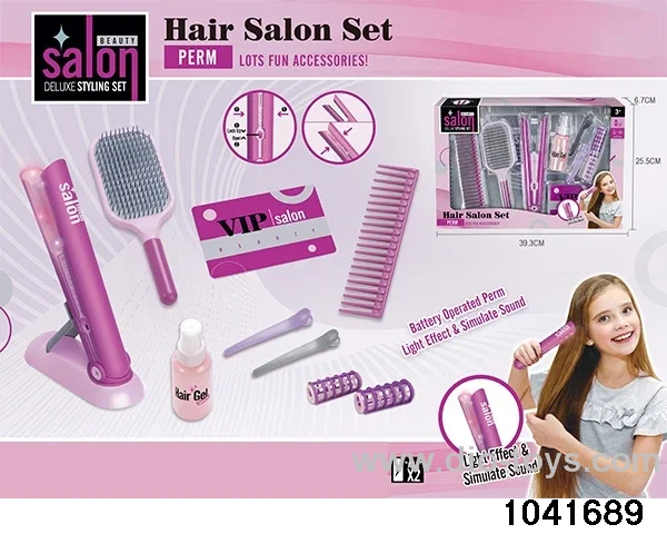Hairdressing Set in window box