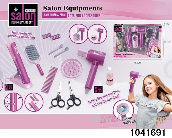 Hairdressing Set in window box