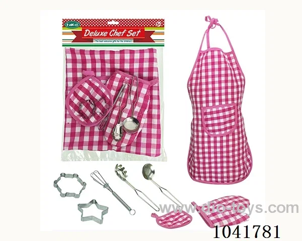 8pcs Kitchen kit for kids in poly bag header