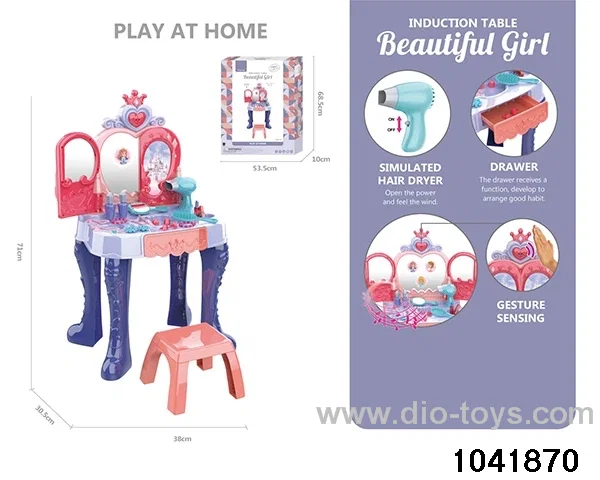 Dressing table set in color box