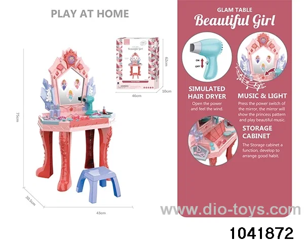 Dressing table set in color box