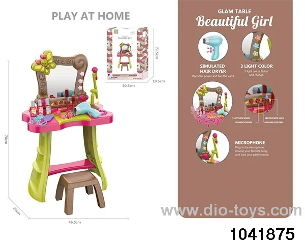 Dressing table set in color box