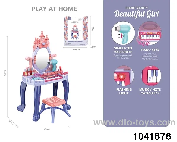 Dressing table set in color box
