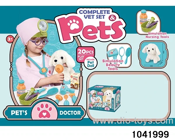 Pet care set in window box