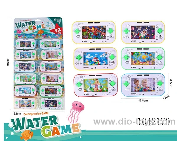 12pcs water games 4color mixed loading in HangTag