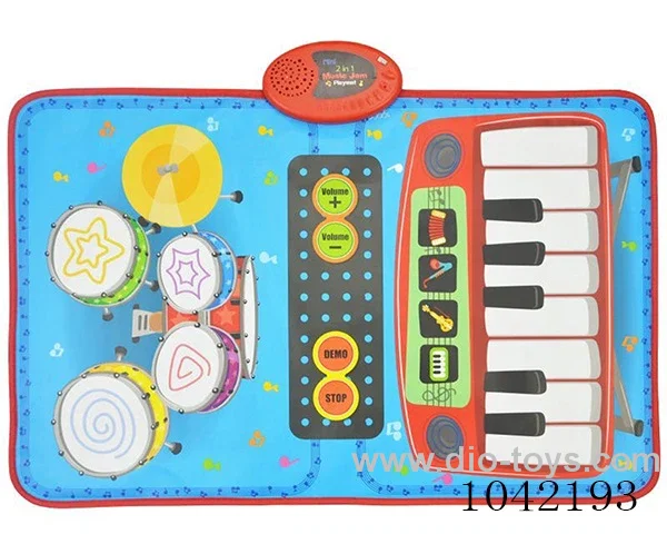 2 IN 1 Musical carpet in color box