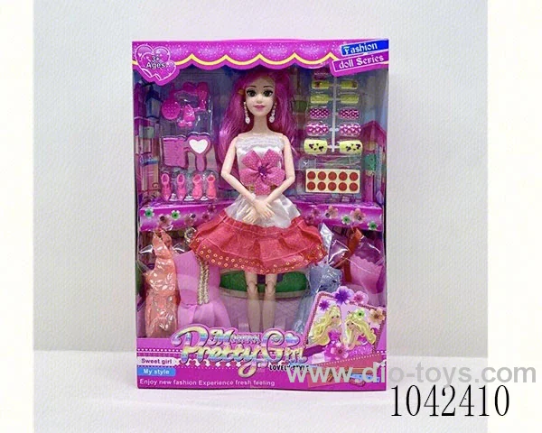 11 inch 11 joint Barbie doll in window box