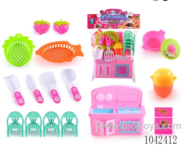 kitchen set in pp bag with header