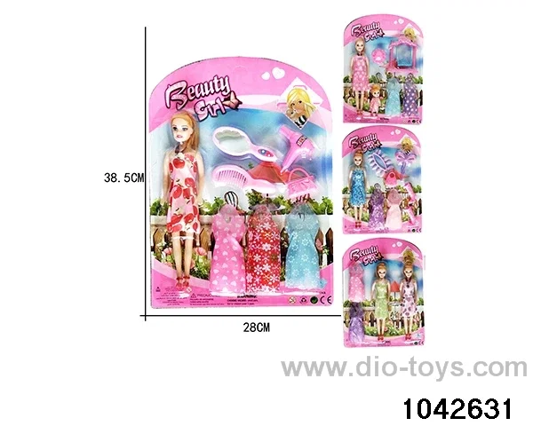 Barbie Set in Blister card