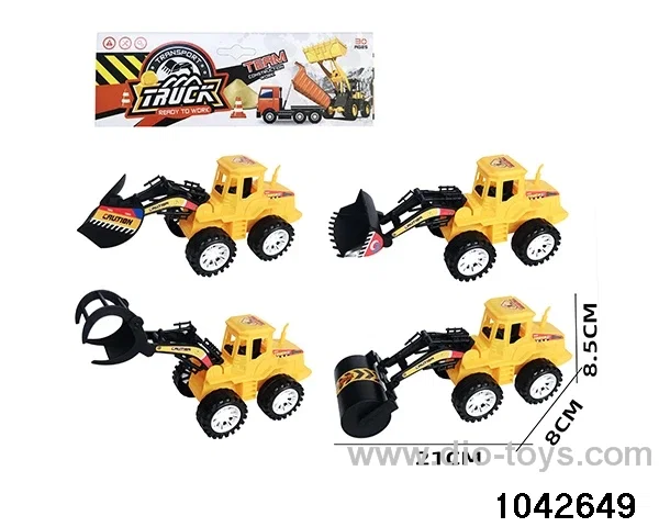 Inertial engineering vehicle in PP bag with header