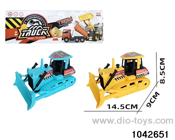 Inertial engineering vehicle in PP bag with header
