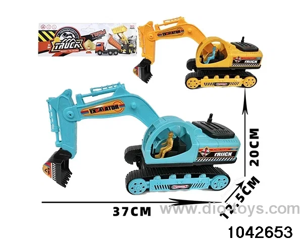 Inertial engineering vehicle in PP bag with header