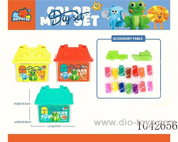 House clay in  Display box