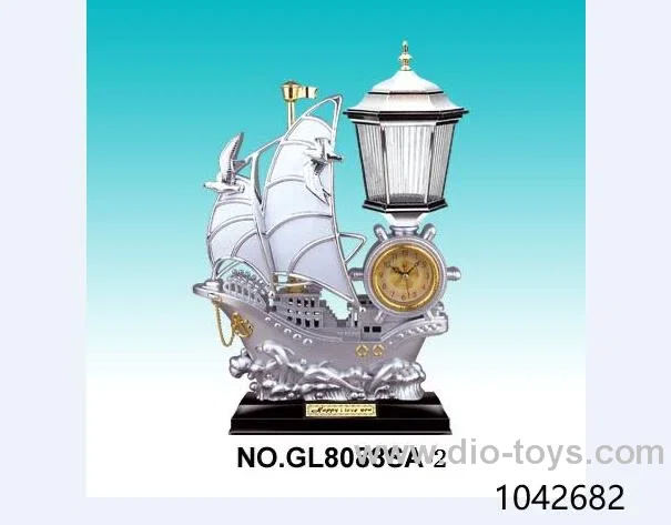 Desk lamp clock in color box