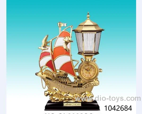 Desk lamp clock in color box