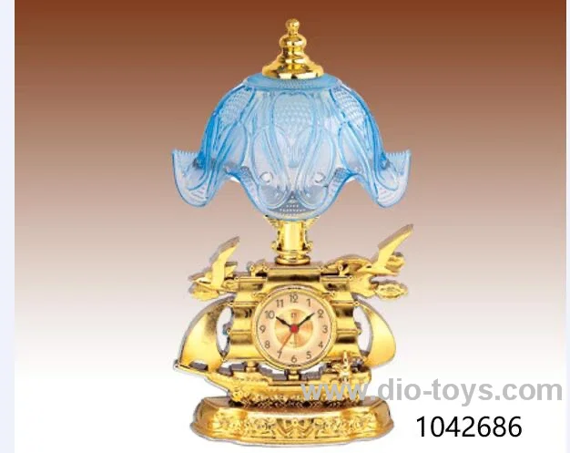 Lamp clock in color box