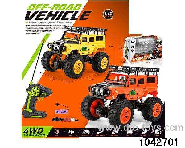 1:20 RC car with light in window box