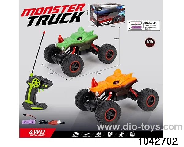 1:16 RC car with light in window box