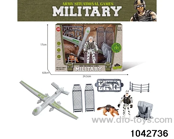 Military sets in window box