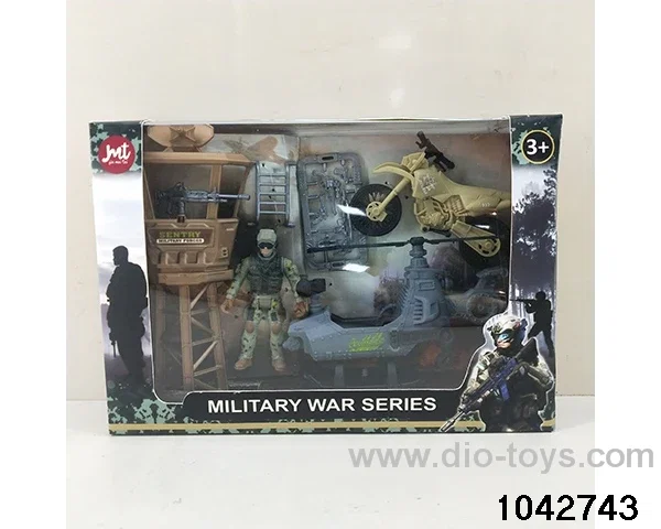 Military sets in window box