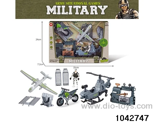Military sets in window box