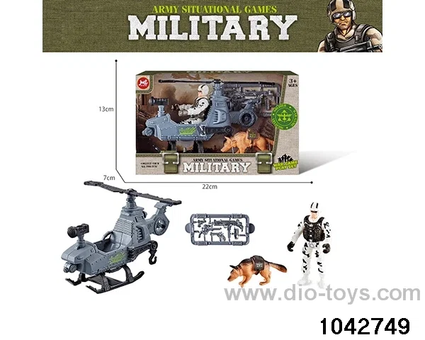 Military sets in window box