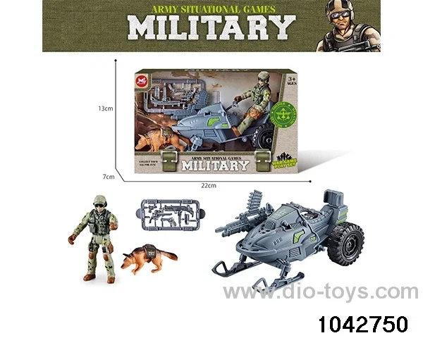 Military sets in window box