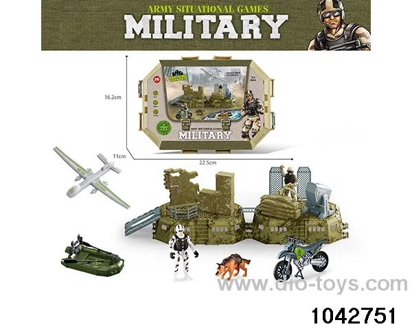 Military sets in Plastic box