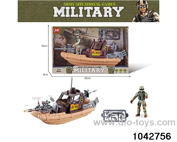 Military sets in display box