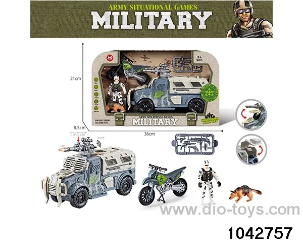 Military sets in window box