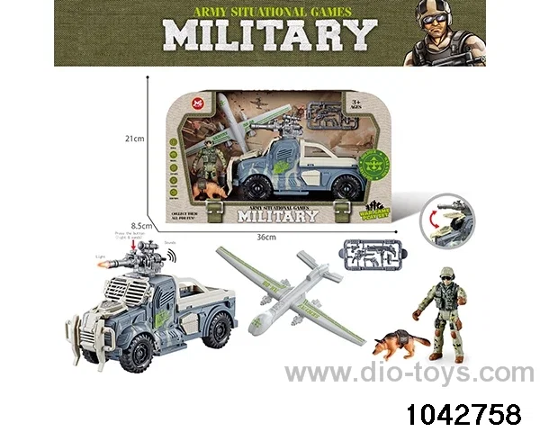 Military sets in window box