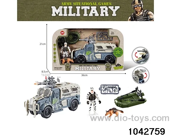 Military sets in window box